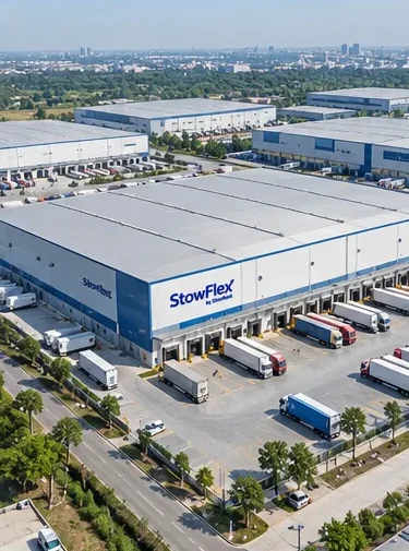 StowFlex warehouse in Coimbatore: Large-format hub with multiple dock doors