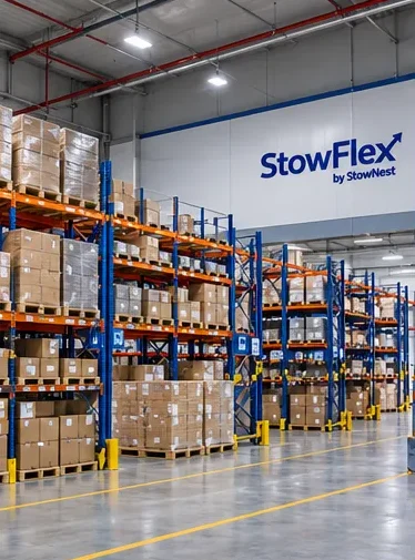 StowFlex warehouse in Pune: Multi-level pallet racking